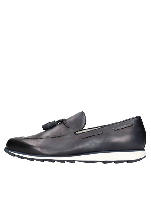 Leather moccasins BLU BARRETT | SAW-054.7 NAXOSBLU